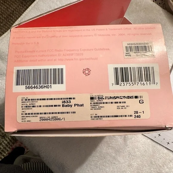 baby phat phone in the box with all the rhinestone diamonds $1200 pristine - Picture 6 of 8